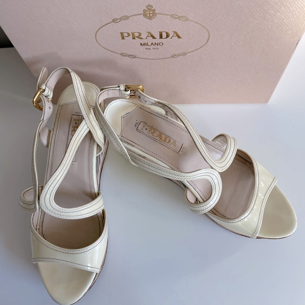 Prada Platform Sandals Size 37